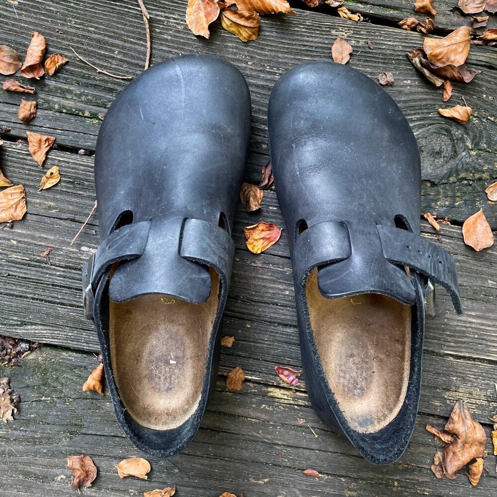 Birkenstock - London; Black Oiled Leather